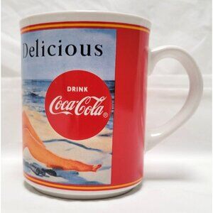 Vintage 1987 Coca-Cola Through the Years "1946" Ceramic Collectible Mug H2880
